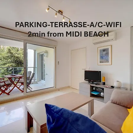 Moderne 2 Pieces Terrasse Parking, Clemenceau A1b230 *